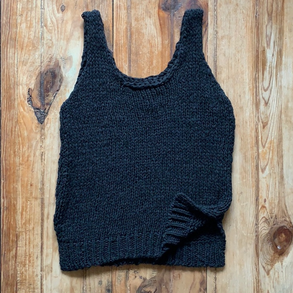 J.O.A. Knit Sweater Tank Top